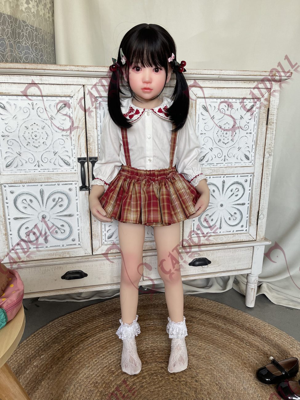 CATDOLL Nanako 109CM TPE Mini Sex Doll (Soft Silicone Head with Pale Tone)