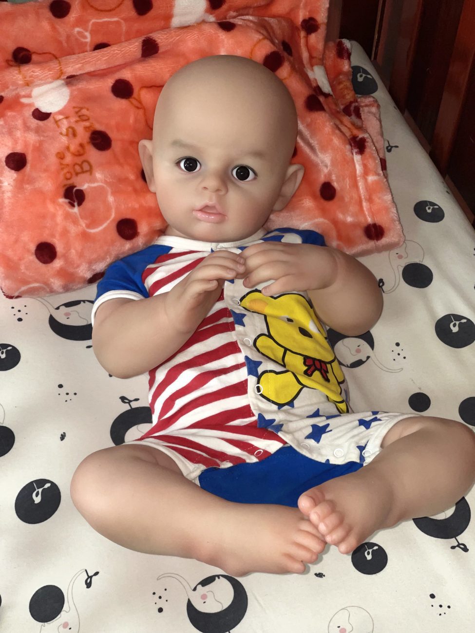 CATDOLL 66cm Baby Boy Silicone Doll – Lifelike Newborn Style - Image 4