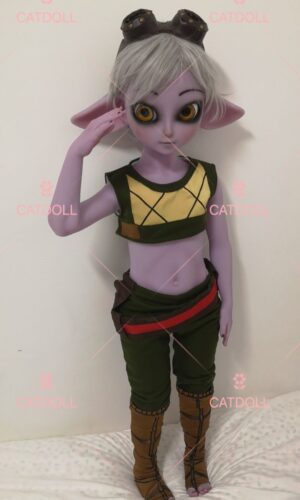 CATDOLL 115CM Purple Silicone Doll